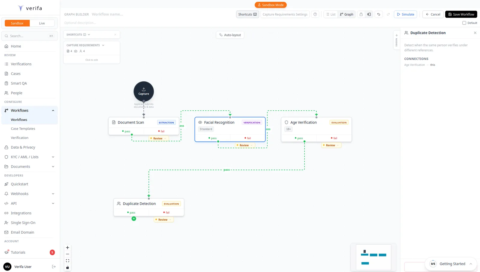 Duplicate Detection added to the workflow